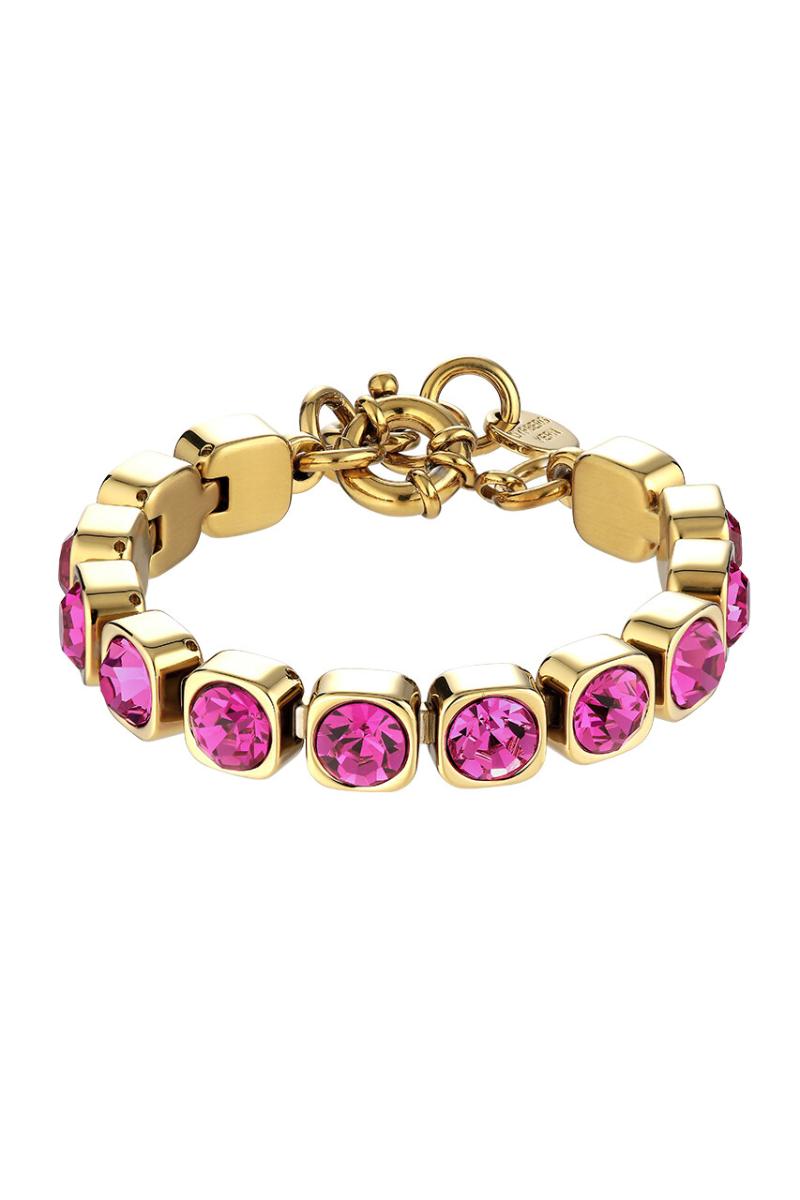 Dyrberg Kern Conian Armbånd i Guld og Pink - Elegance til Alle Anledninger