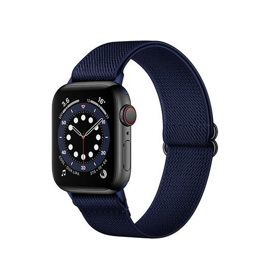 Apple Watch Rem i Blå Polyester Nylon - Letvægtsarmbånd
