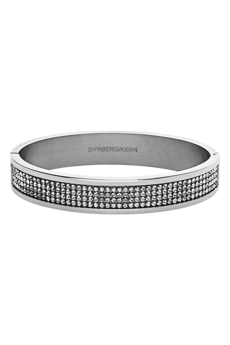 Sølv Dyrberg Kern Heli Armbånd med Swarovski Krystaller