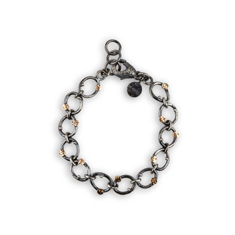 Elegante Birdie Orion Tiny Armbånd i Sølv og Guld