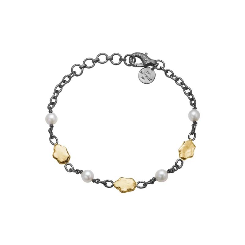 Ellen Pearl Sterling ølv Armbånd Fra Birdie Med Ferskvandsperler - By Birdie Armbånd  - 1255550510397
