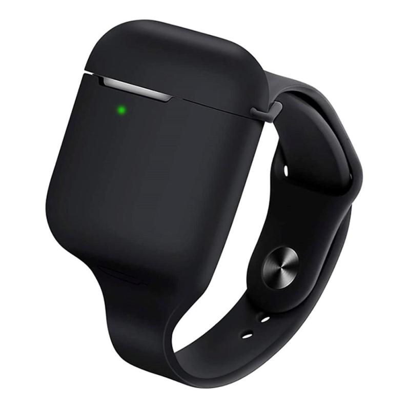 AirPods 1 & 2 Gen. Silikone Armbånd - Sort Beskyttelse