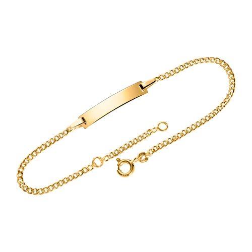 Armbånd 9guld 19 Mulighed For Gravering - Armbånd