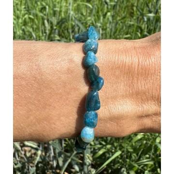Blå Apatit Armbånd – Styrk Kommunikation og Kreativitet