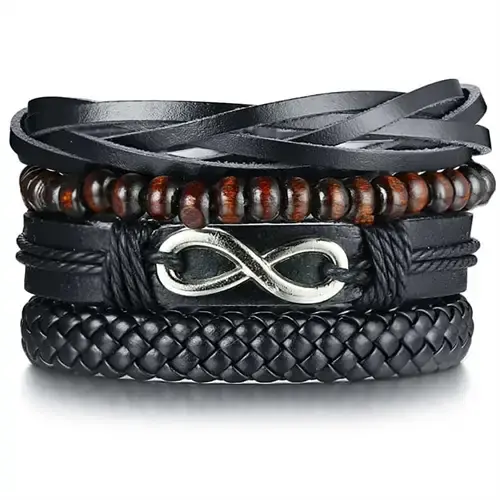 4 Stilfulde Armbånd - Få 4 for én fantastisk pris!