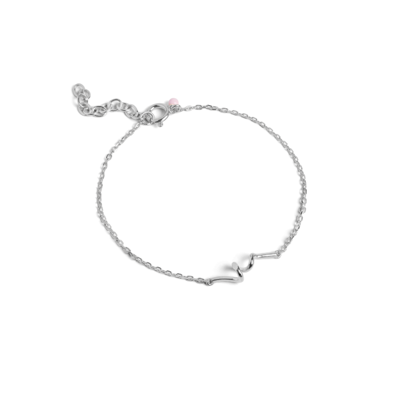 Emalje Twist Armbånd i Sterling Sølv – Elegant Smykke