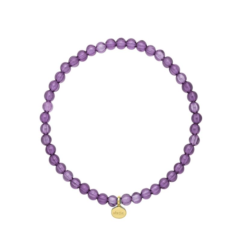 Poppy Chunky Armbånd i Lilla – Gør Din Stil Farverig