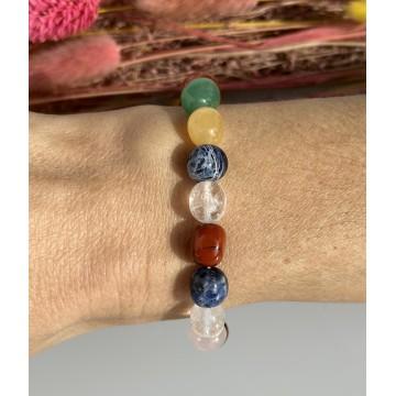 Chakra Armbånd med 7 Krystaller – Balancer Din Energi