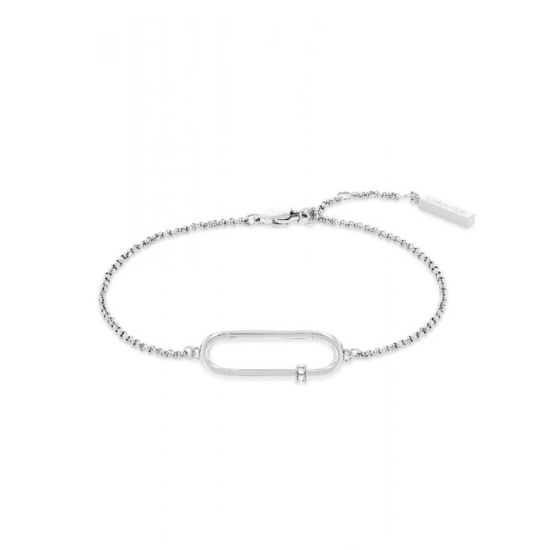 Elongated Oval Bracelet Rustfri Stå Armbånd Fra Calvin Klein - Calvin Klein Armbånd  - 7613272464888