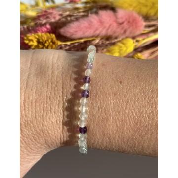 Regnbuefluorit Armbånd – Unikt Design til Dit Smykkesamling