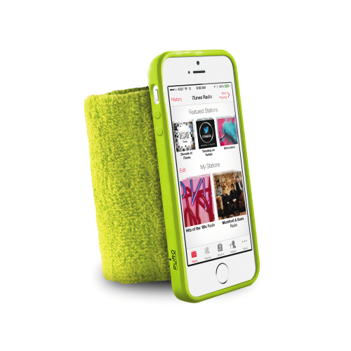 Puro Running Wristband Armbånd Iphone 5 5s Lime Grøn - Puro Armbånd