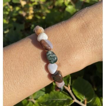 Farverigt Jaspis Armbånd til Kreativ Inspiration