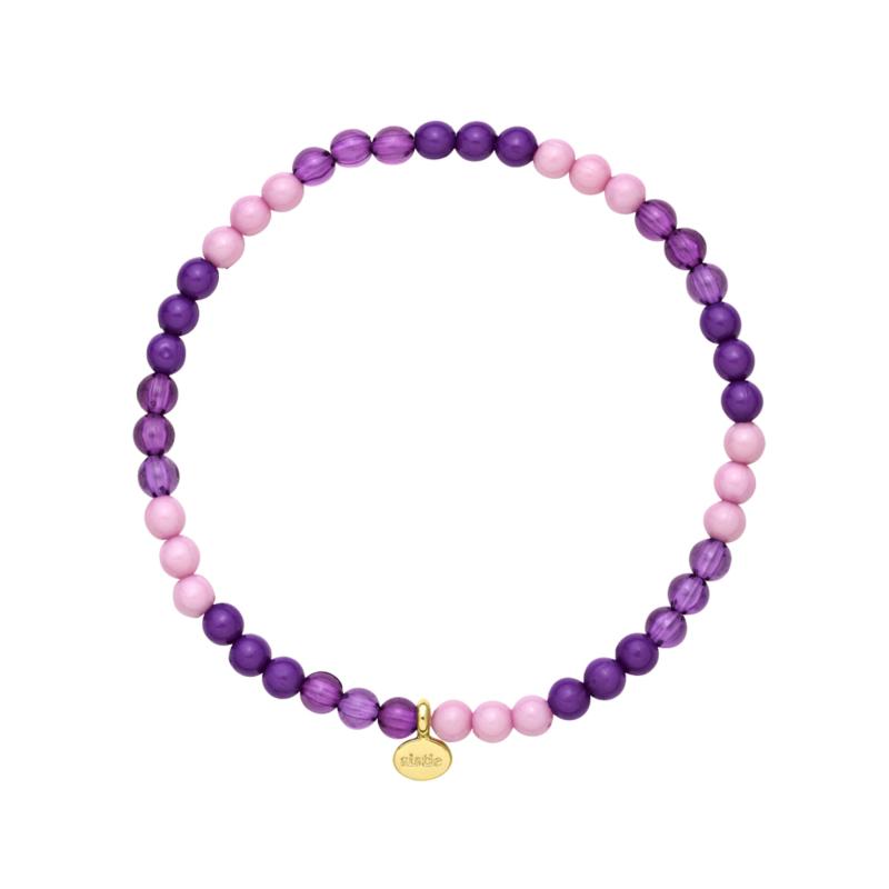 Poppy Chunky Armbånd i Lilla Mix – Farverigt tilbehør
