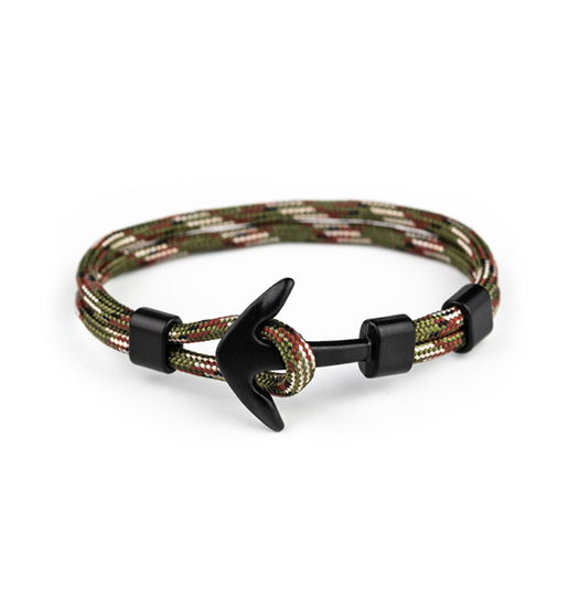 Deluxe Nylon Anker Armbånd - Camo Design til Stilfuldt Look