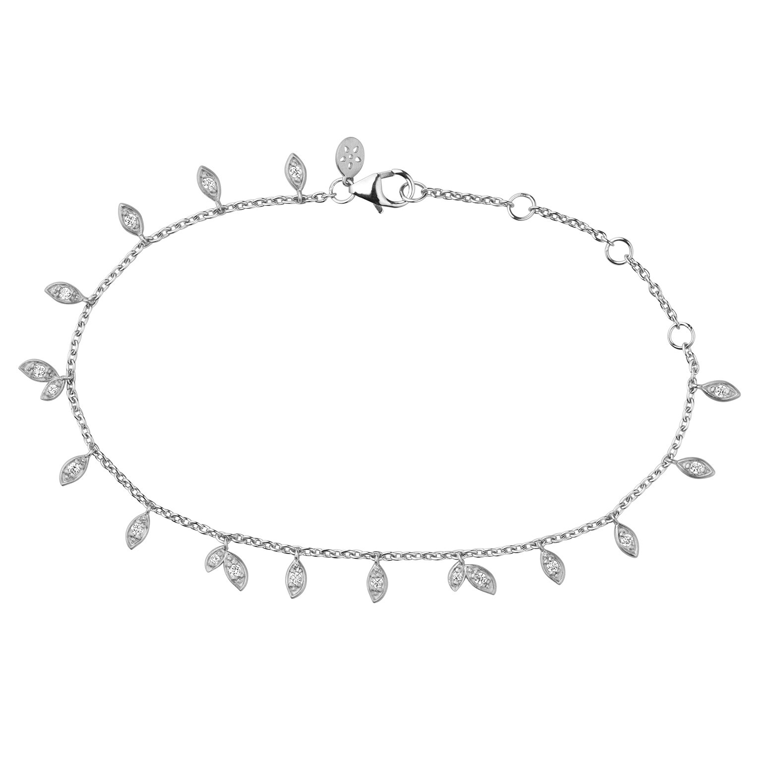 Bybiehl Jungle Vine Sparkle Sterling Sølv Armbånd - By Biehl Armbånd  - 1277771652137