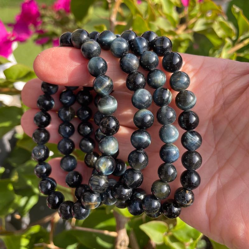 Falkeøje Armbånd 8mm - Falkeøje Armbånd