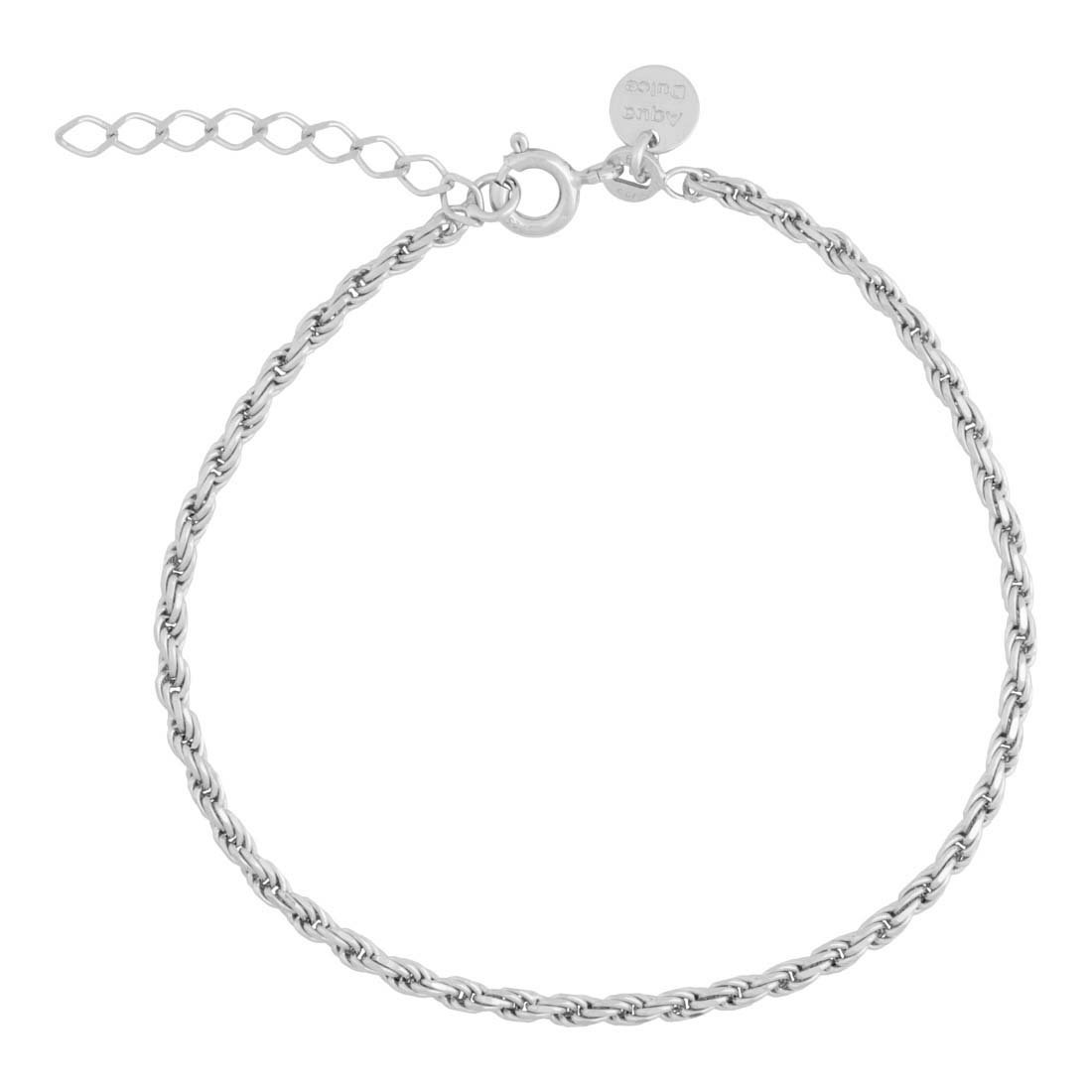 Alexandra Armbånd Sterling Sølv Med Snoninger - Aqua Dulce Armbånd  - 5740013844011