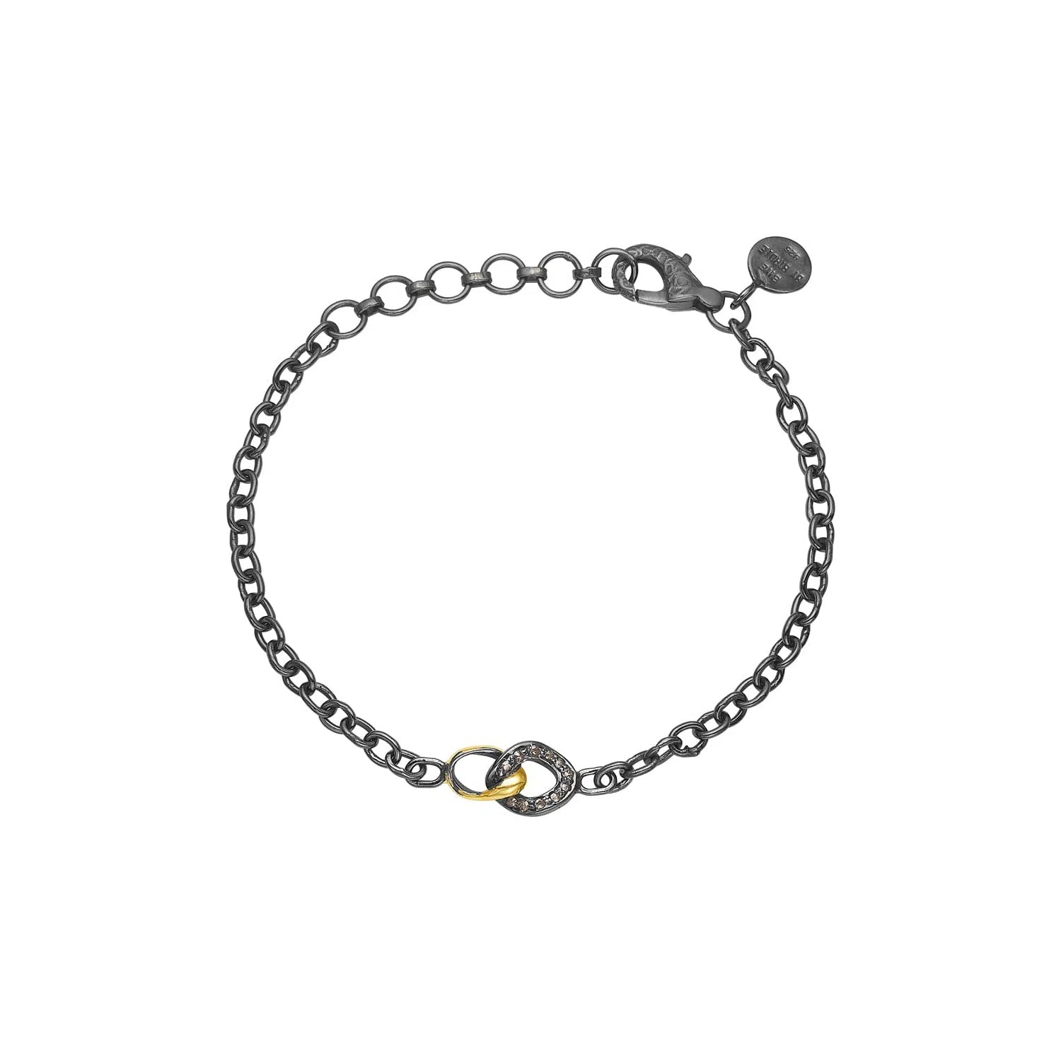 Bybirdie Brac Armbånd Med Guld Diamanter 50301270k - Bybirdie Armbånd  - 1233690217185