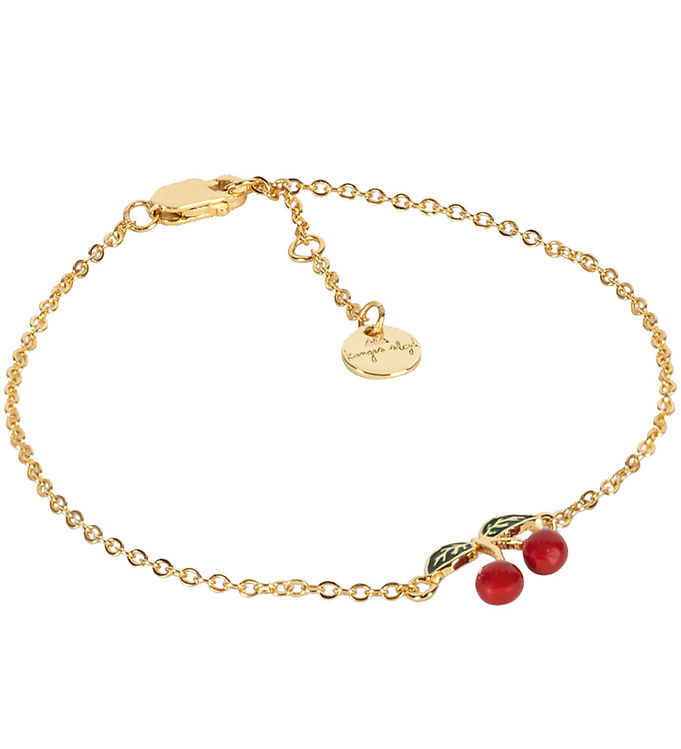 Metallic Konges Sløjd Armbånd Plated Karat Guld Cherry - Konges Sløjd Armbånd  - 5715681003596