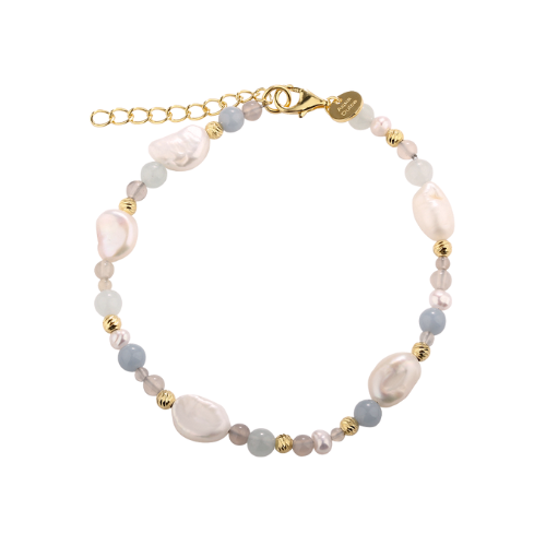 Armbånd Sky Blue Pearl - Aqua Dulce Armbånd  - 5740013856526