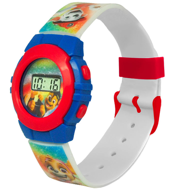 Multifarvet Paw Patrol Armbåndsur Digital - Paw Patrol Armbånd  - 8435507861014