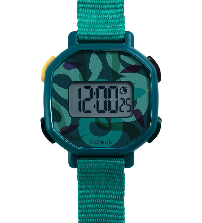 Grøn Djeco Armbåndsur Green Snakes - Djeco Armbånd  - 3070900004559