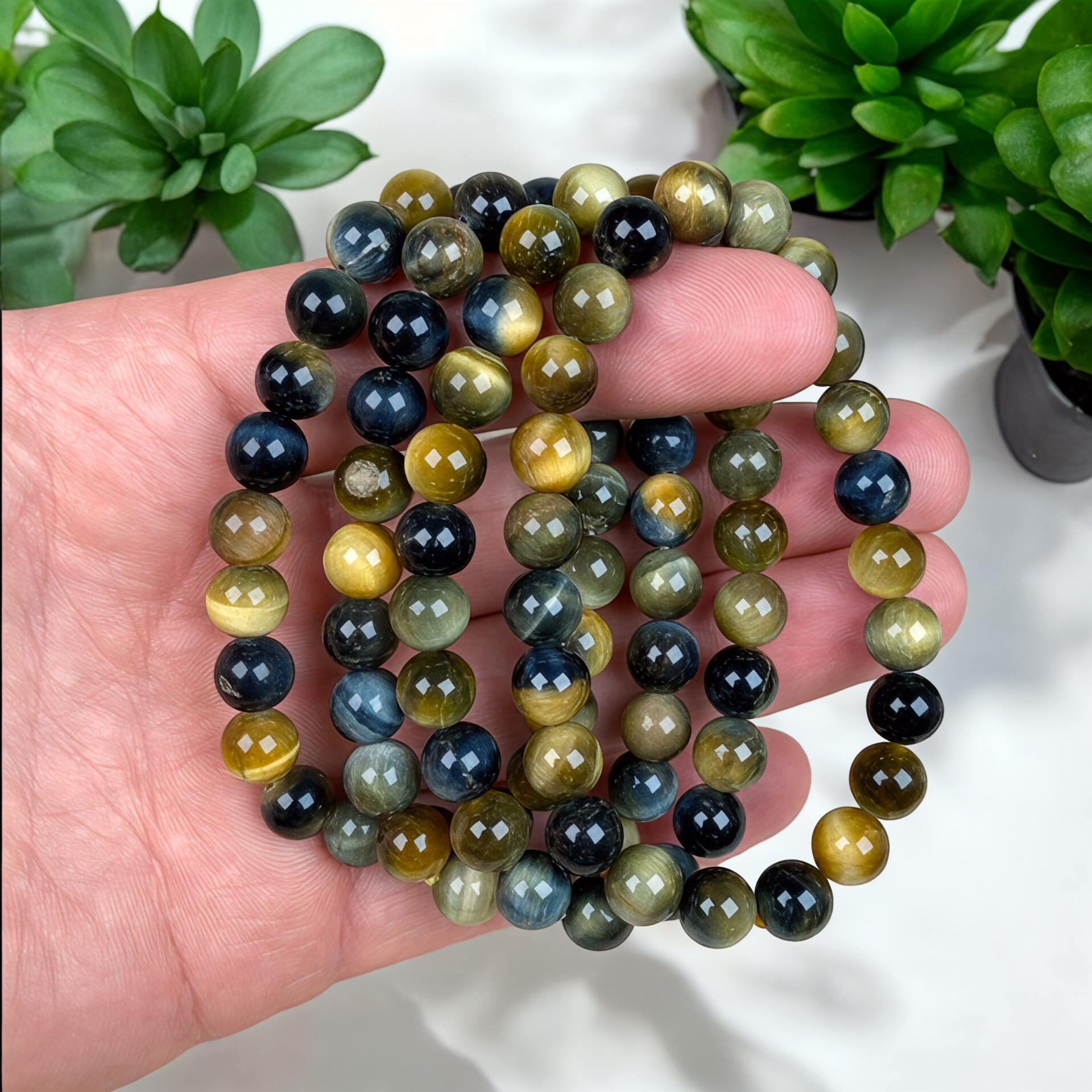Tigerøje Dream Armbånd 8mm - Tigerøje Armbånd
