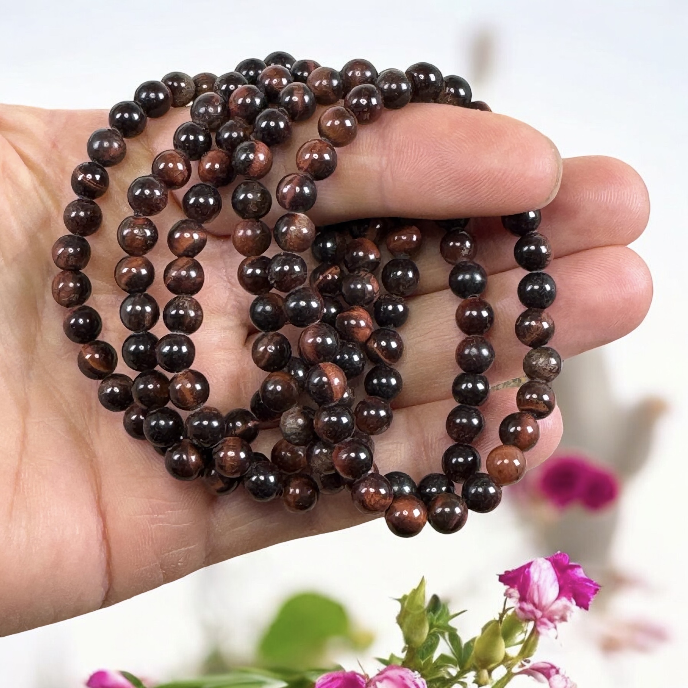 Okseøje Armbånd 6mm - Okseøje Armbånd