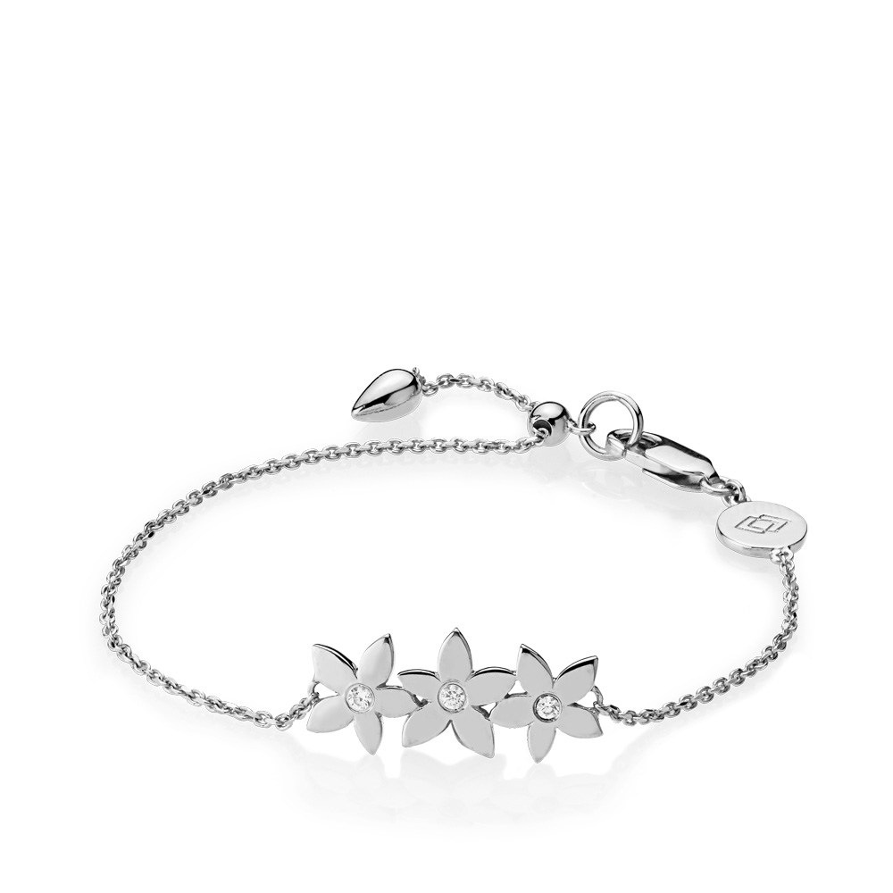 Izabel Camille Daisy Sterling Sølv Armbånd A3087sws - Izabel Camille Armbånd  - 1277771647683
