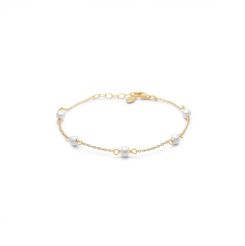 Studio Shore Forgyldt Armbånd Med Perler 7253344 - Studio Z Armbånd  - 1233690198194