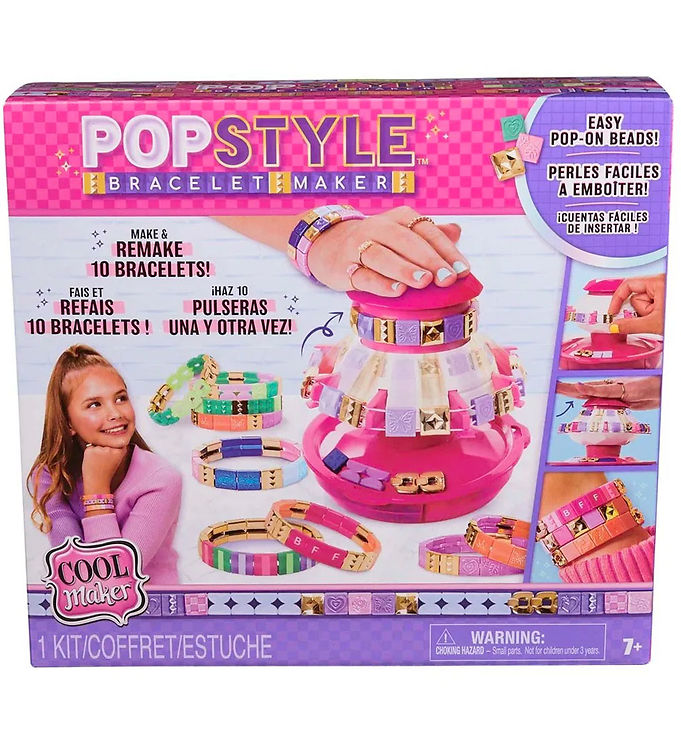 Cool Maker Smykkesæt Popstyle Tile Bracelet Maker - Cool Maker Armbånd  - 778988248829