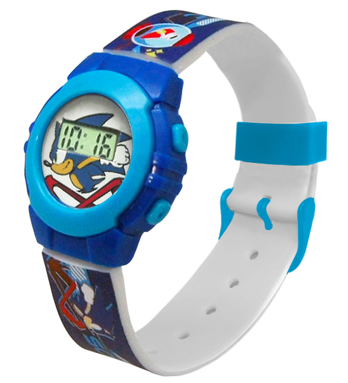 Blå Sonic Armbåndsur Digital - Sonic Armbånd  - 8435507874748