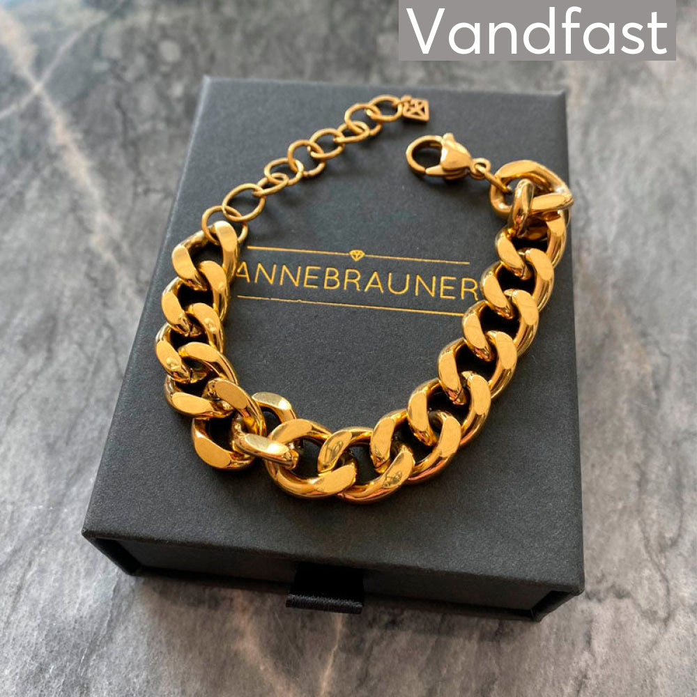 Annebrauner Chunky Panzer Bracelet - Bella Armbånd  - 2007770924190