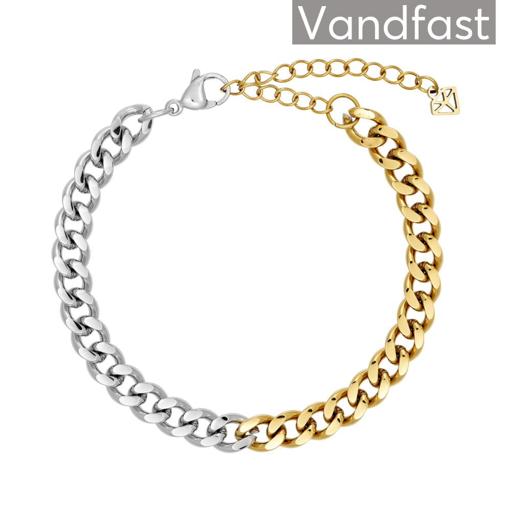 Annebrauner Chunky Panzer Mix Bracelet - Bella Armbånd  - 2009107469473