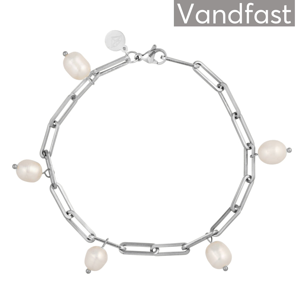 Annebrauner Link Pearl Bracelet - Cab Armbånd  - 2004144268683