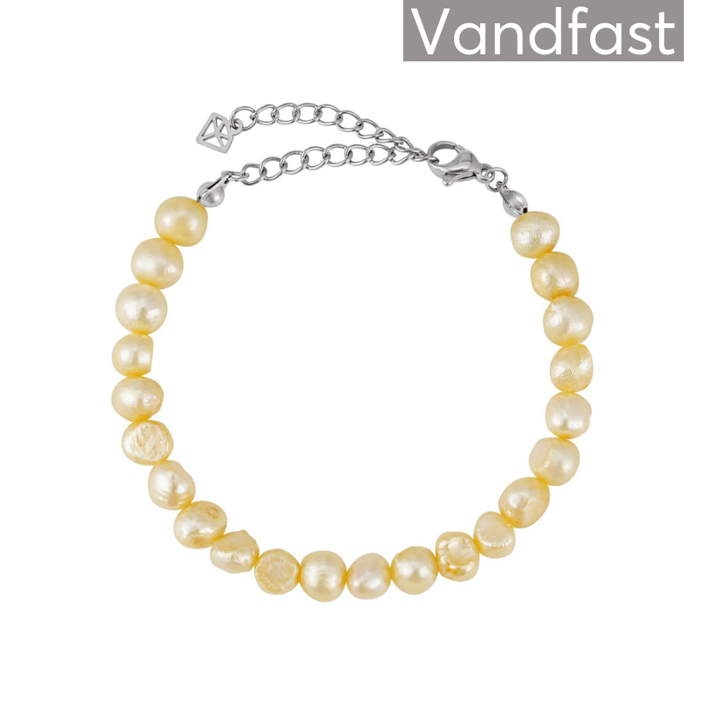 Annebrauner Pearl Light Champagne Bracelet - Cab Armbånd  - 2009768773797