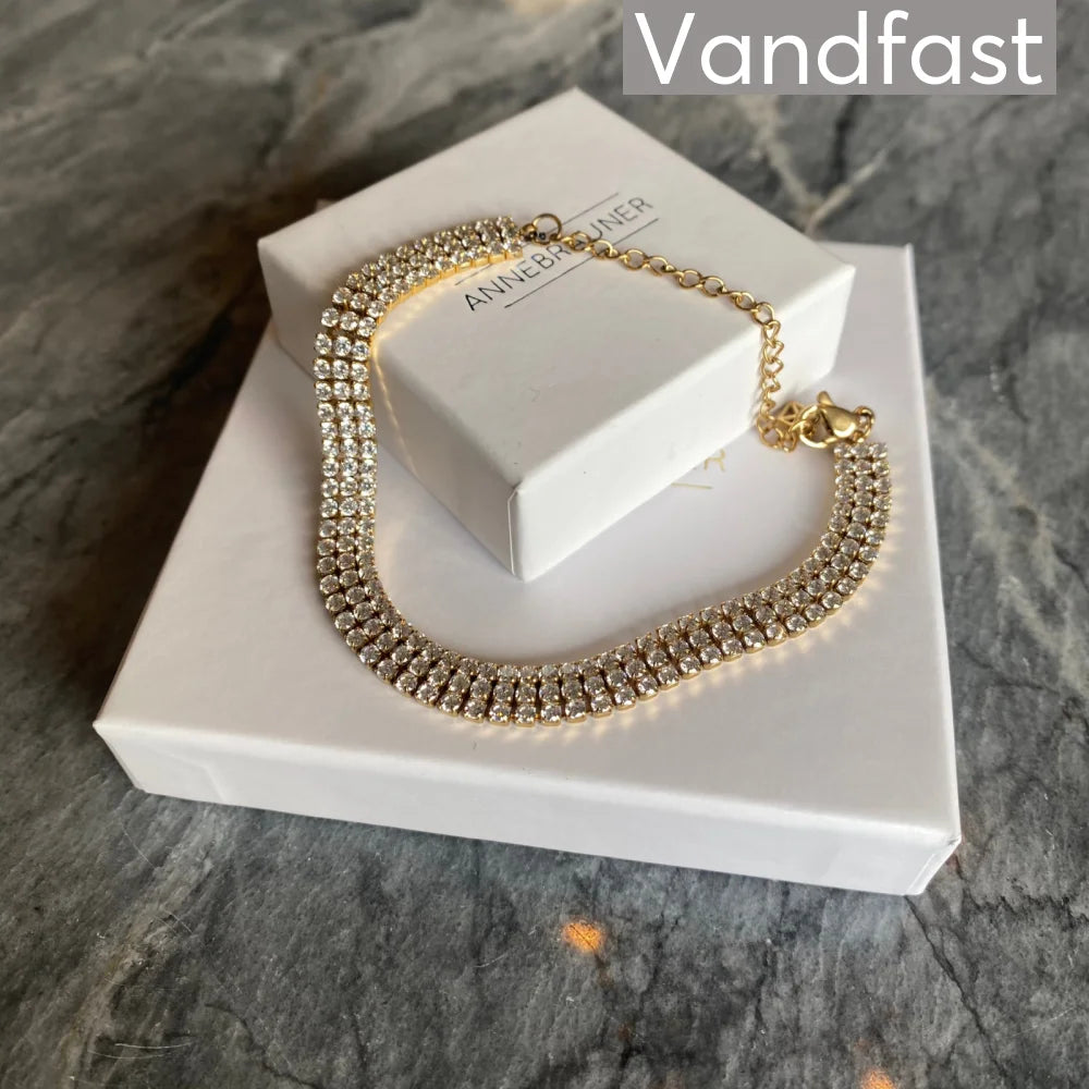 Annebrauner Tennis Triple Bracelet - Bella Armbånd  - 2004016074916
