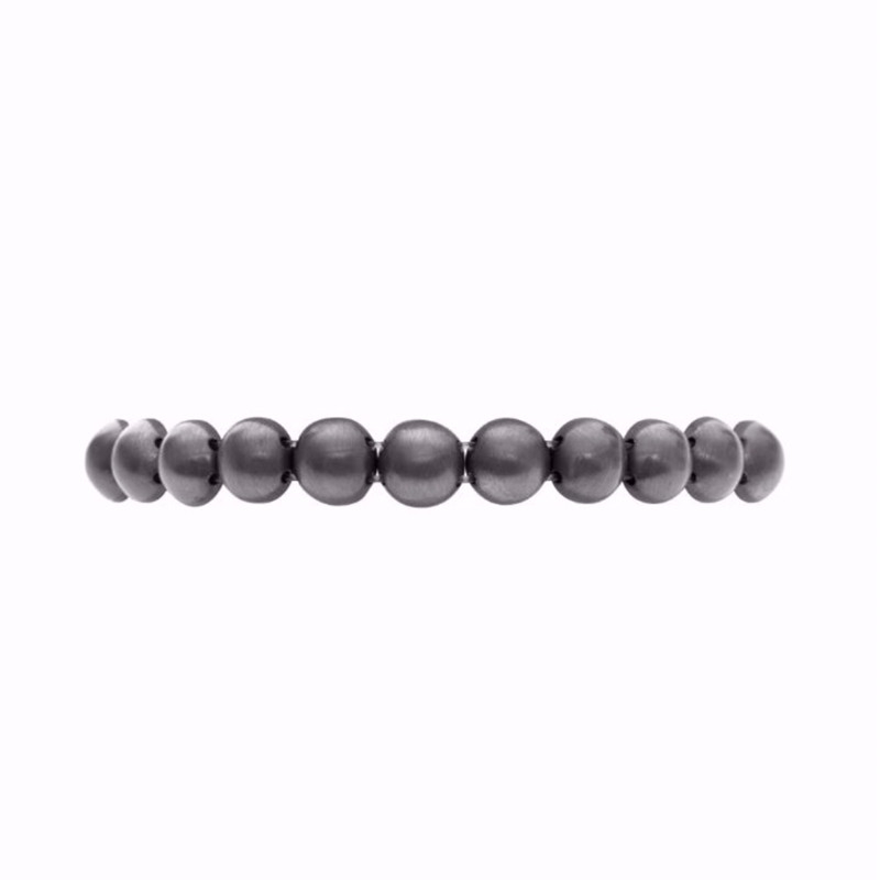 Dansk Smykkekunst Copenhagen Armbånd Hermatit Grå - Armbånd