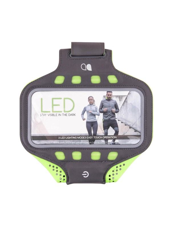 Sort Gear Sport Armband Led Universal Black - Gear Armbånd  - 7319926574803