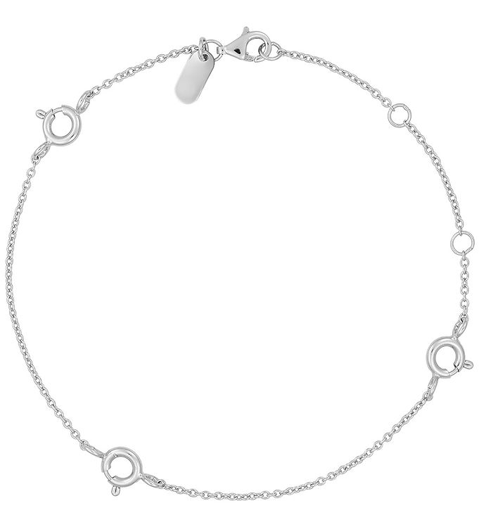 Metallic Design Letters Armbånd Ruth Anchor Charm Lock Sølv - Design Letters Armbånd  - 5710498271206