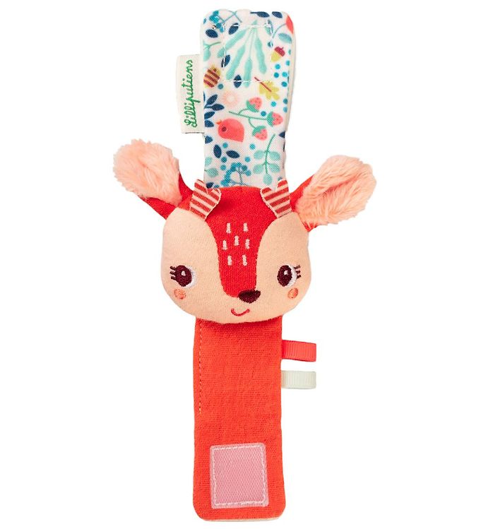 Brun/Orange Lilliputiens Rangle Armbånd Stella Bracelet Rattle - Lilliputiens Armbånd  - 5414834833874