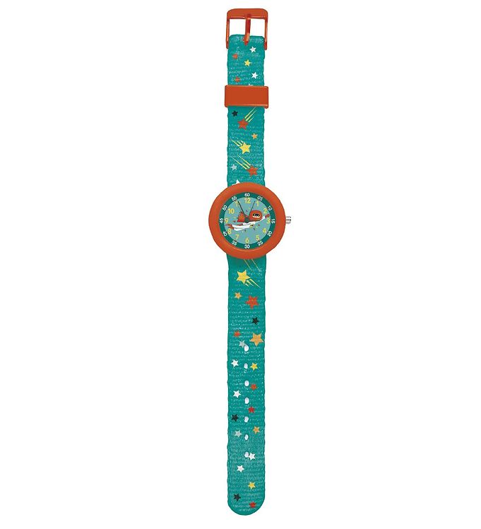 Blå Djeco Armbåndsur Lyse Superhelt - Djeco Armbånd  - 3070900004221