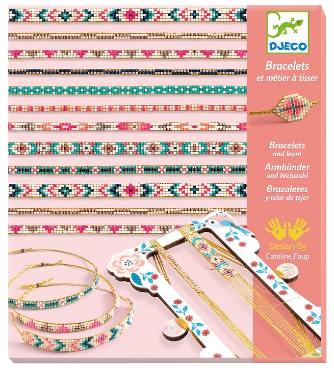 Multifarvet Djeco Armbåndssæt Væv Jewels Create - Djeco Armbånd  - 3070900098381