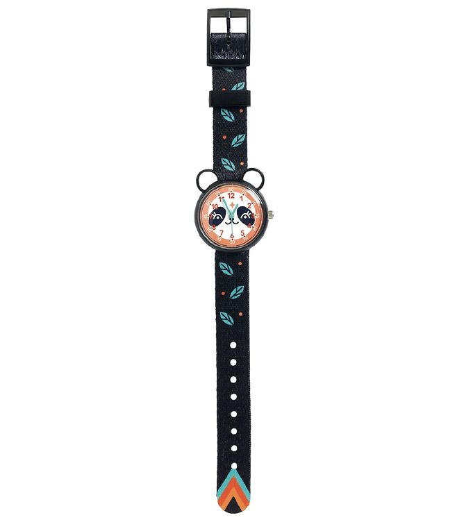 Sort Djeco Armbåndsur Panda - Djeco Armbånd  - 3070900004283