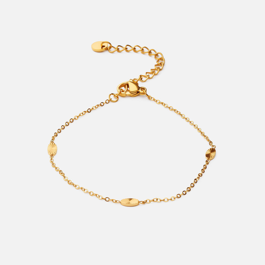 Scattered Oval Sun Armbånd 18k Guldbelagt - Josephine Nord Armbånd