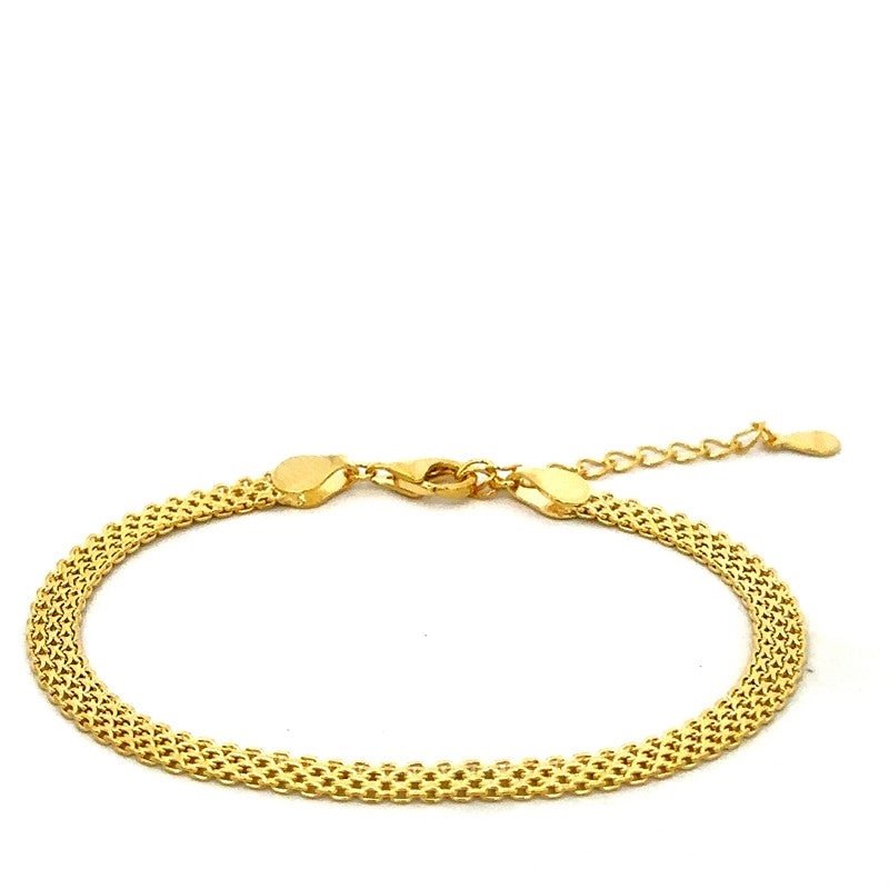 Caisa Armbånd Forgyldt Sølv - Merleperle Armbånd  - 5740033000022