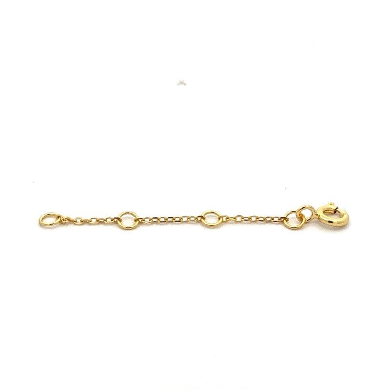 Forlængerstykke Forgyldt Sølv Ankerkæde - Merleperle Armbånd  - 5740033000039