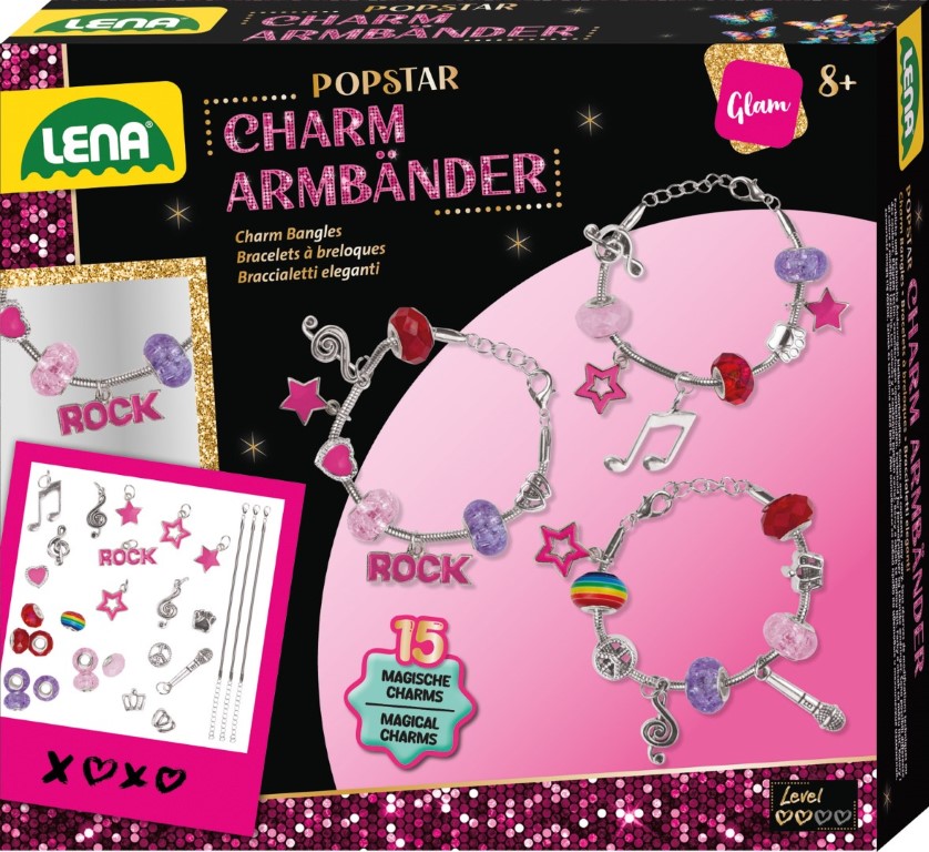 Lena Charm Armbånd Popstar - Lena Armbånd  - 4006942905508