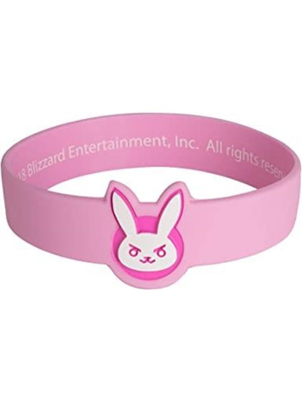 Pink Jinx Overwatch Rubber Band Bracelet Armbånd - Jinx Armbånd  - 0889343089763