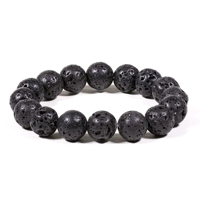 Lavasten ArmbÅnd Perler Lavasten Yogo & Yogini Studiobuus - Armbånd  - 8719172837476